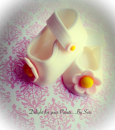 Baby Girl Shoes !! - Cake by Delight for your Palate by Suri