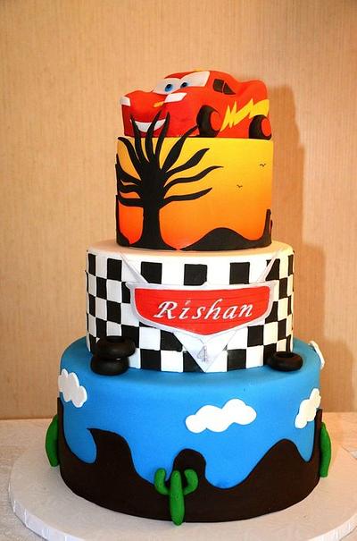 Cars Cake! - Cake by Esther Williams