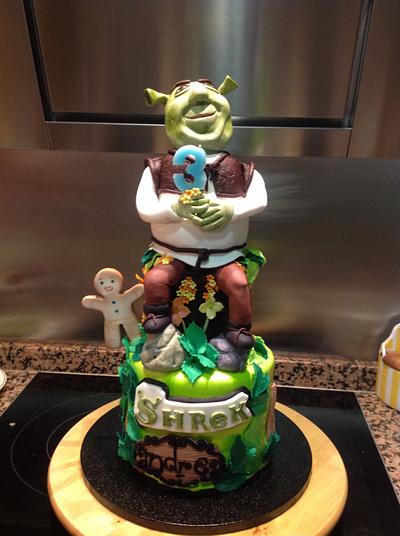 Shrek - Cake by Sugarcloudbenidorm