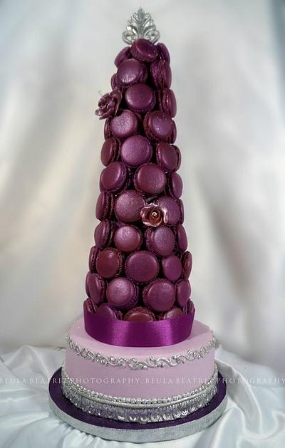 Macaron Tower Cake - Cake by Sucrette, Tailored Confections