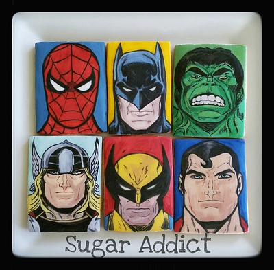 Super heroes - Cake by Sugar Addict by Alexandra Alifakioti