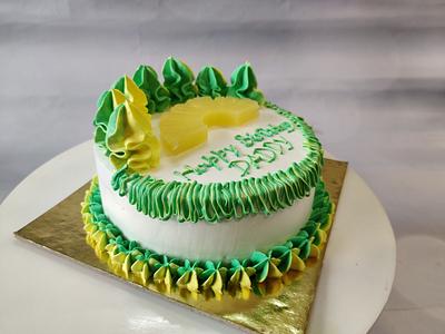 Pineapple whipped cream cake - Cake by Varsha Bhargava