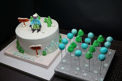 Winter Ski Cake - Cake by Dragana