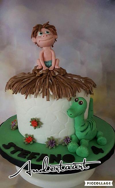 the good dinosaur cake - Cake by Anneke van Dam