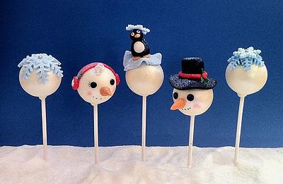 Winter Cake Pops - Cake by Maria