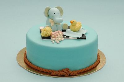 Ready for a Shower baby shower cake :) - Cake by Deema