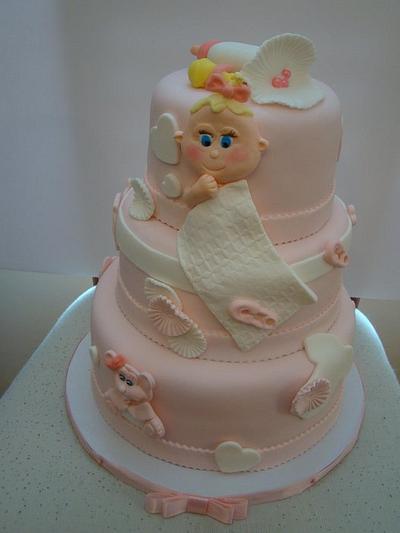 Baby Shower Cake - Cake by Colormehappy