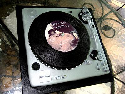 Turntable cake - Cake by Random Acts of Sweetness