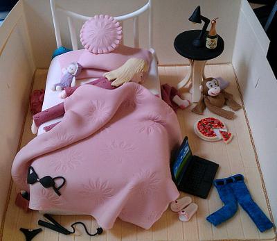 Messy Bedroom - Cake by Tinalou77