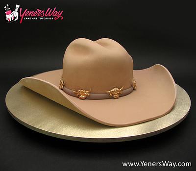 Cowboy Hat Cake - Cake by Serdar Yener | Yeners Way - Cake Art Tutorials