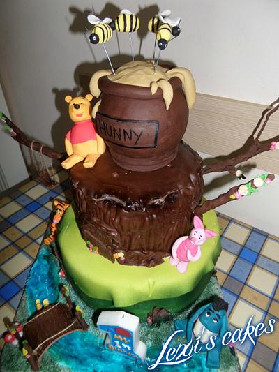 winnie the phoo 1st birthday cake - Cake by alexialakki