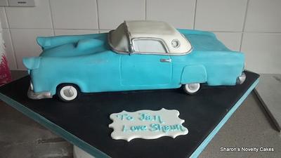 1955 Ford Thunderbird - Cake by stilley