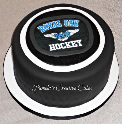 Hockey Pucks - Cake by Pamela Sampson Cakes