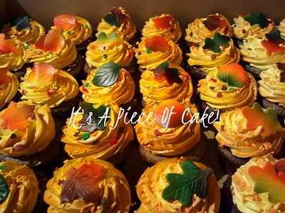 Autumn Leaves Cupcakes - Cake by Rebecca