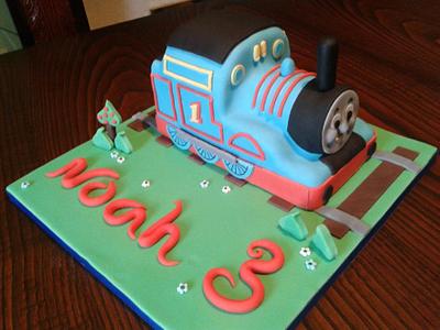 Thomas the tank engine cake - Cake by Emma