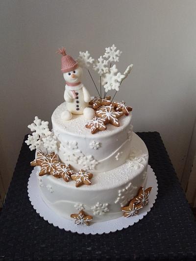 Winter snow - Cake by Dragana84