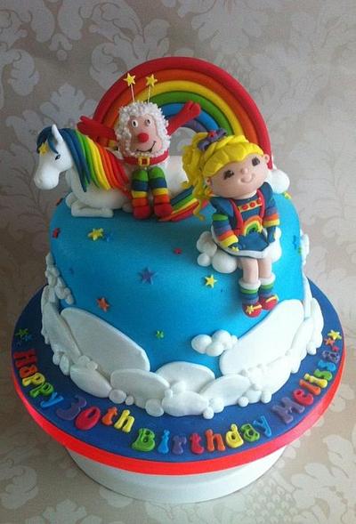 Who remembers Rainbow Brite?  - Cake by Carrie