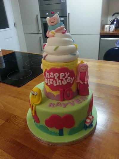Adventure Time (for girls!) - Cake by Rachel Nickson
