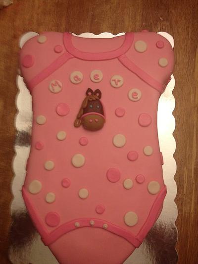 Pony Baby Shower Cake - Cake by Nicole