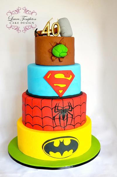 Superhero Cake - Cake by Laura Templeton