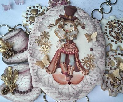 steampunk lady - Cake by Andrea Costoya