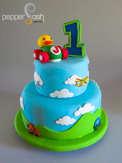 1st Anniversary! - Cake by Pepper Posh - Carla Rodrigues