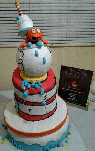 The cat in the hat - Cake by Sweets and CHocolat Creations  by Denise de Neira