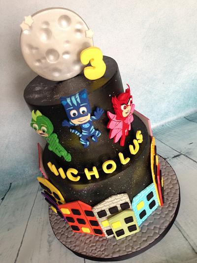 PJ Masks Cake - Cake by Sweeter by Peter
