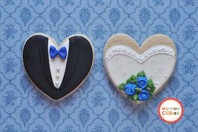 Bride and Groom Cookies - Cake by Mavic Adamos