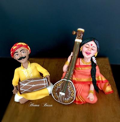 Indian classical singers! - Cake by Hemu basu
