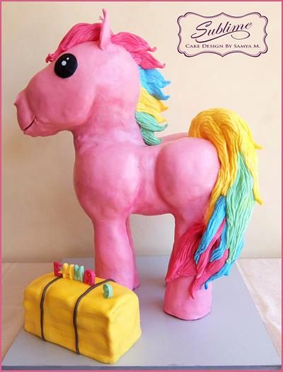 3D Pony 100% edible - Cake by SublimeSam