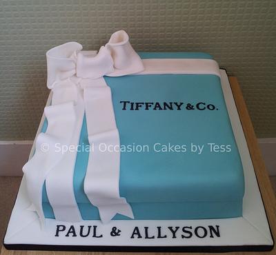 Tiffany Cake - Cake by Teresa Bryant