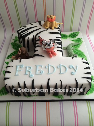 Number 1 zebra cake - Cake by Suburban Bakes