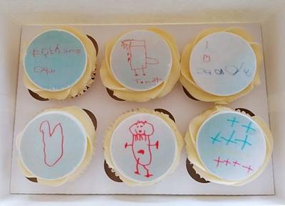 Fathers Day cupcakes - Cake by Angel Cake Design