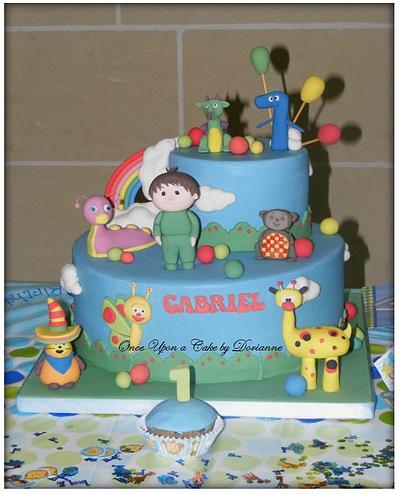 Baby TV Cake - Cake by Once Upon a Cake by Dorianne