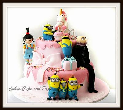 Dispicable Me Cake  - Cake by JulieHill