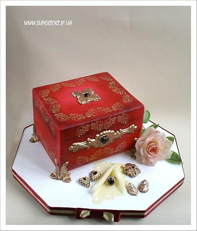 Granny's juwelry box - Cake by Uliana Kotsaba