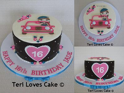Driving Girl - Cake by MsGF