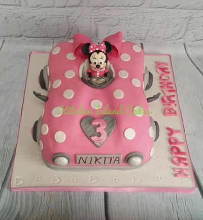 Minnie Mouse Car - Cake by Kitchen Island Cakes