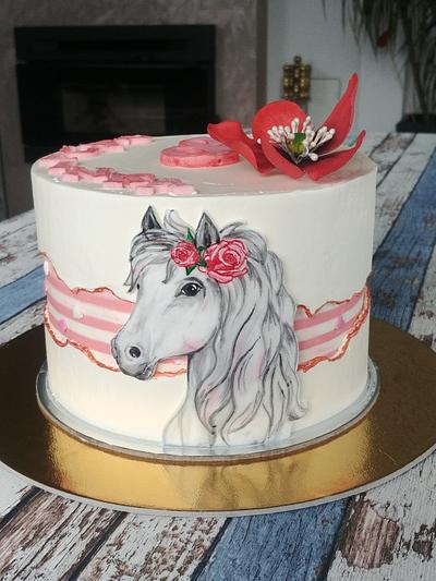 Horse with Faultline - Cake by Ako cukor sladká