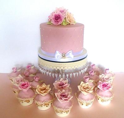 Sugar Roses - Cake by Rosewood Cakes
