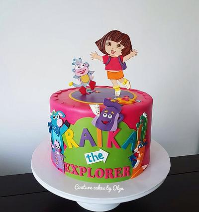 Dora the explorer - Cake by Couture cakes by Olga