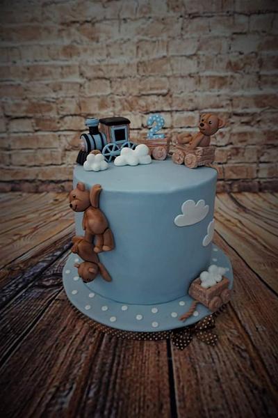 Cake with teddies - Cake by Eliska