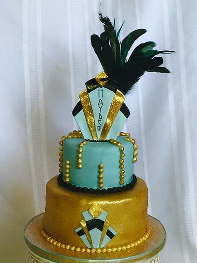 The Art/Deco cake - Cake by horsecountrycakes
