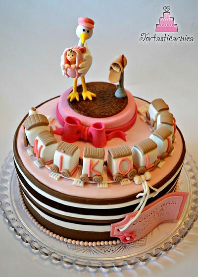 Cake for baby girl - Cake by Nataša 