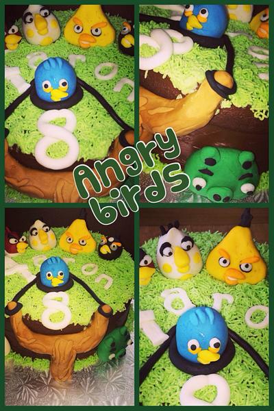 Angry bird cake  - Cake by Delight bites