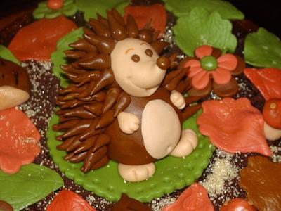 Torta autunnale con riccio - Cake by Le Torte di Mary