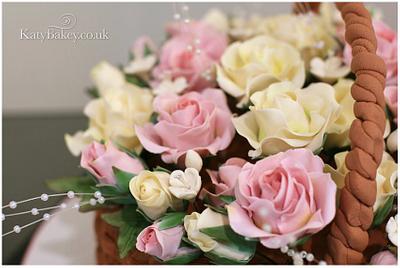Flower Basket - Cake by Katy Davies