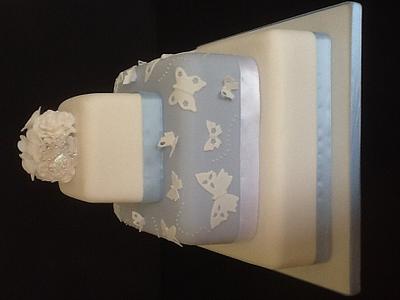 Butterfly wedding cake - Cake by Cherry Delbridge