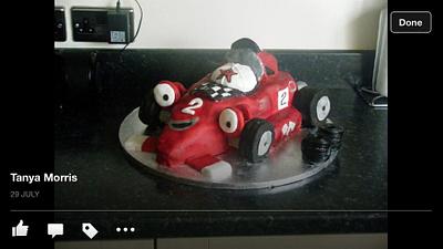 Roary the Racing Car Birthday Cake - Cake by Tanya Morris